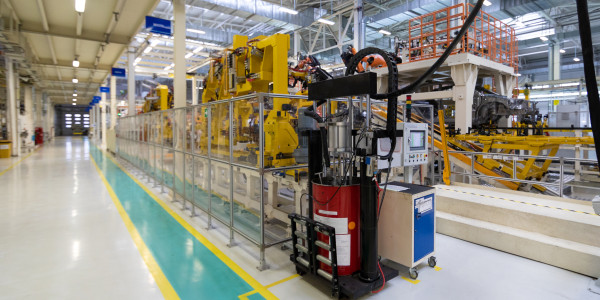 Células Robotizadas Calatayud · Célula Robotizada para Industria del Automóvil / Aeronáutica